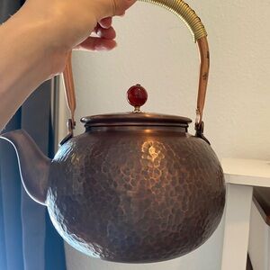 New copper teapot